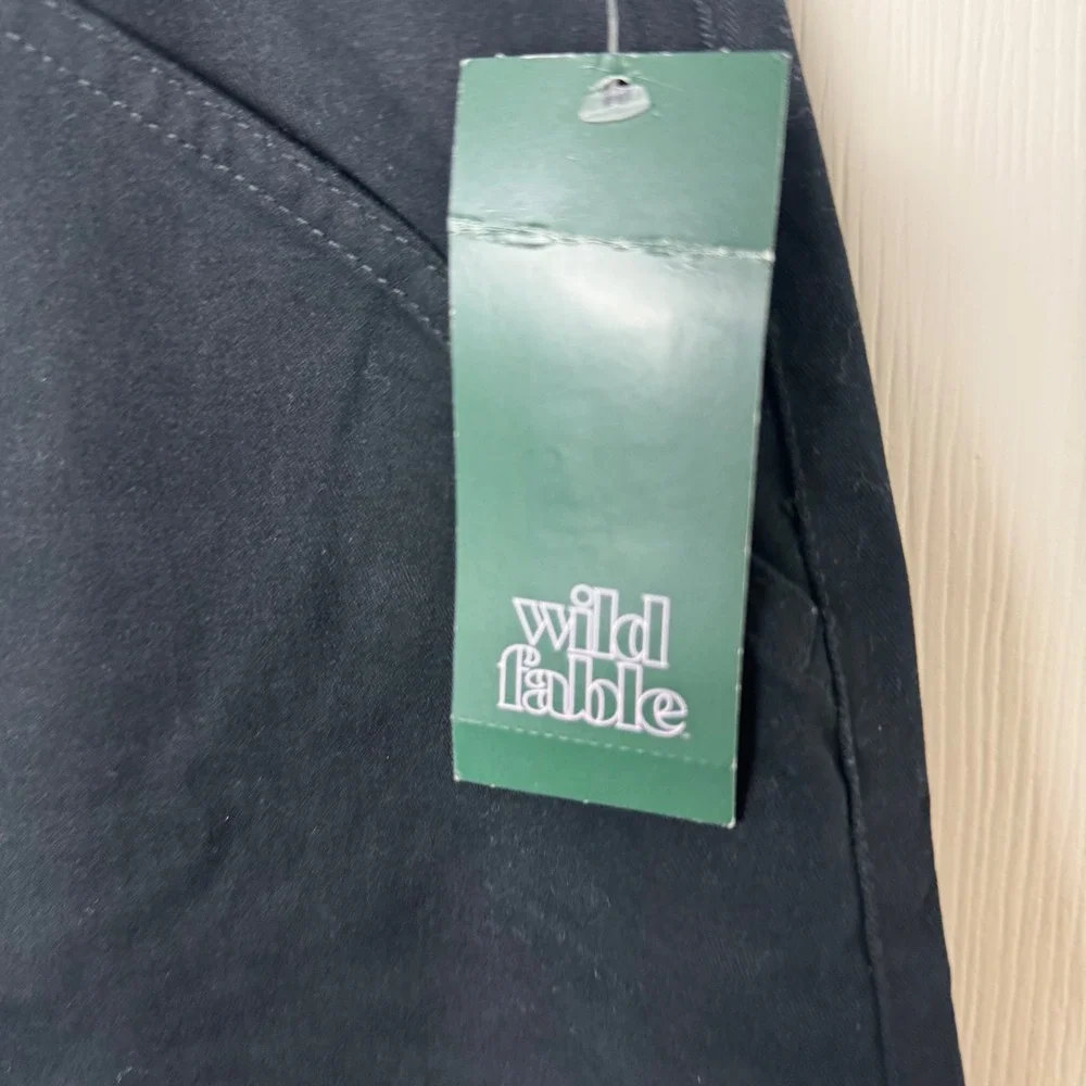 Wild Fable‎ Mini Skirt Women XXL Black Full Zip Cargo Utility NEW